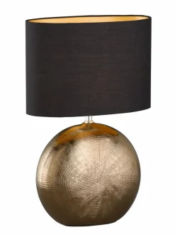 Tischlampen|Fischer & Honsel Tischleuchte Foro Bronze