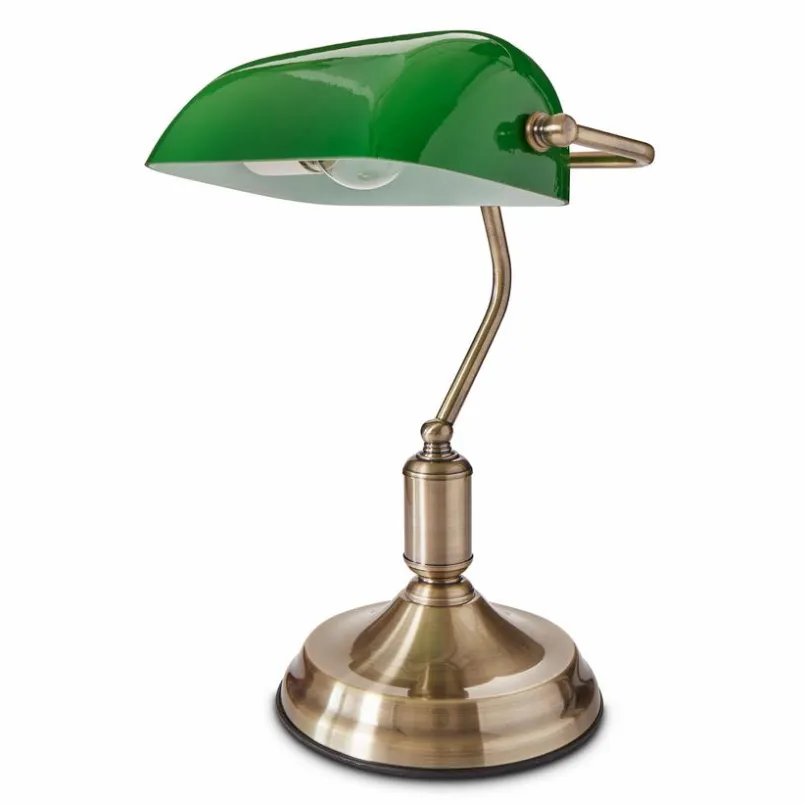Tischlampen|IDEAL LUX Tischleuchte Lawyer TL1 Altmessing