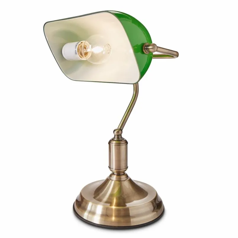 Tischlampen|IDEAL LUX Tischleuchte Lawyer TL1 Altmessing