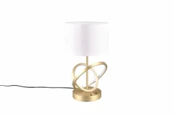 Tischlampen|Reality Leuchten Tischleuchte Liepa Messing