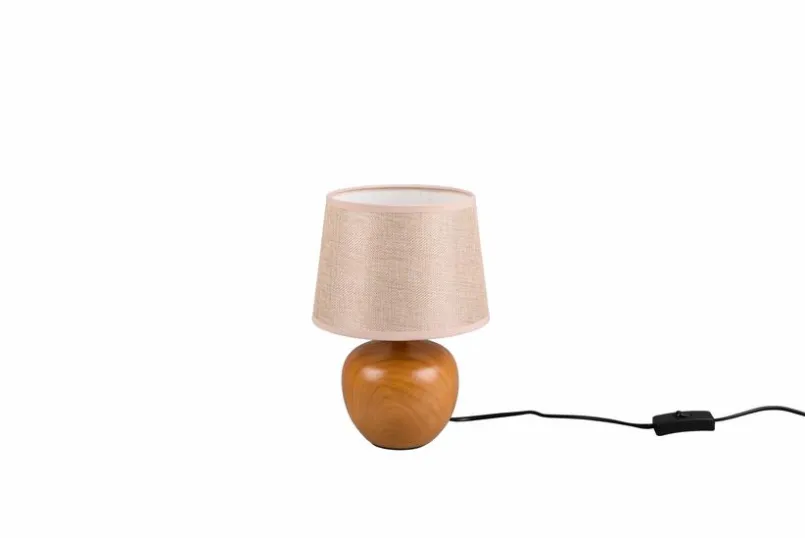 Tischlampen|Reality Leuchten Tischleuchte Luxor Braun