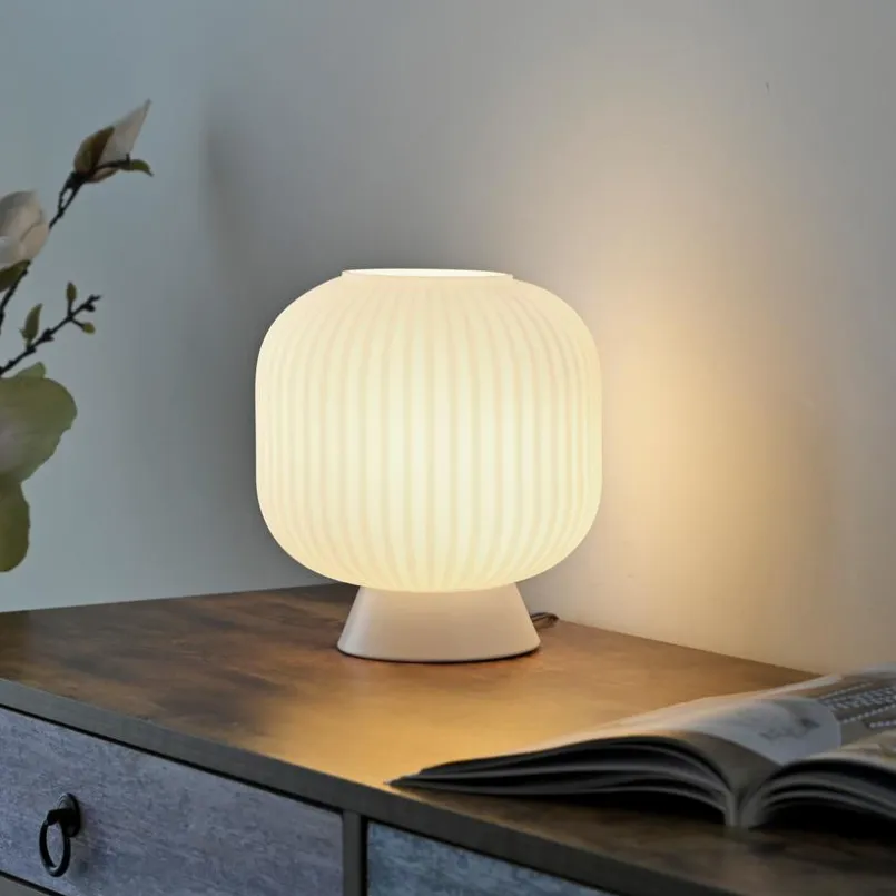 SCHÖNER WOHNEN-Kollektion Tischlampen-Tischleuchte Nami Weiß