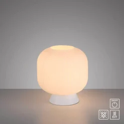 SCHÖNER WOHNEN-Kollektion Tischlampen-Tischleuchte Nami Weiß