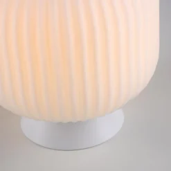 SCHÖNER WOHNEN-Kollektion Tischlampen-Tischleuchte Nami Weiß