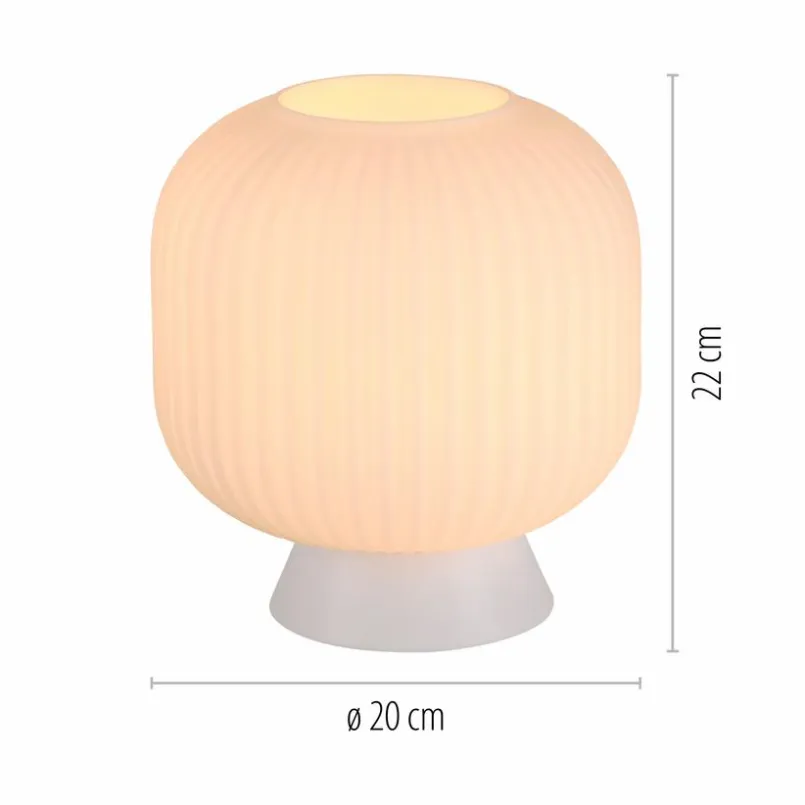 SCHÖNER WOHNEN-Kollektion Tischlampen-Tischleuchte Nami Weiß