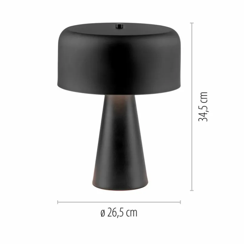 Tischlampen|SCHÖNER WOHNEN-Kollektion Tischleuchte Pento Schwarz