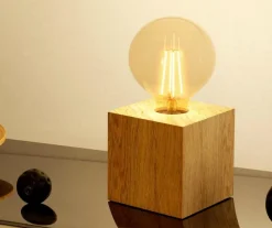 EGLO Tischlampen-Tischleuchte Prestwick 2 Braun
