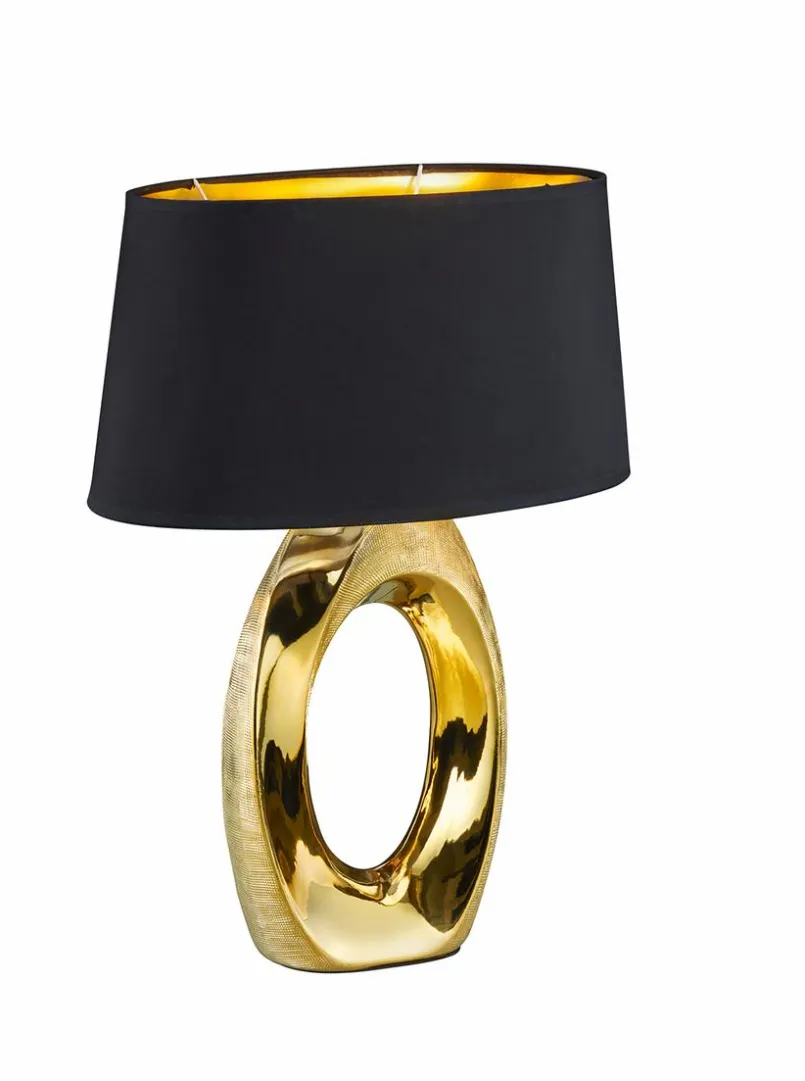 Reality Leuchten Tischlampen-Tischleuchte Taba Gold
