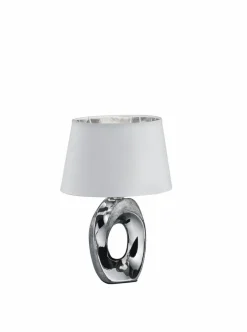 Tischlampen|Reality Leuchten Tischleuchte Taba Silber