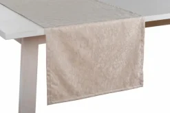 pichler Weihnachtstextilien|Tischwäsche-Tischläufer Marble 50 x 150 cm Sand
