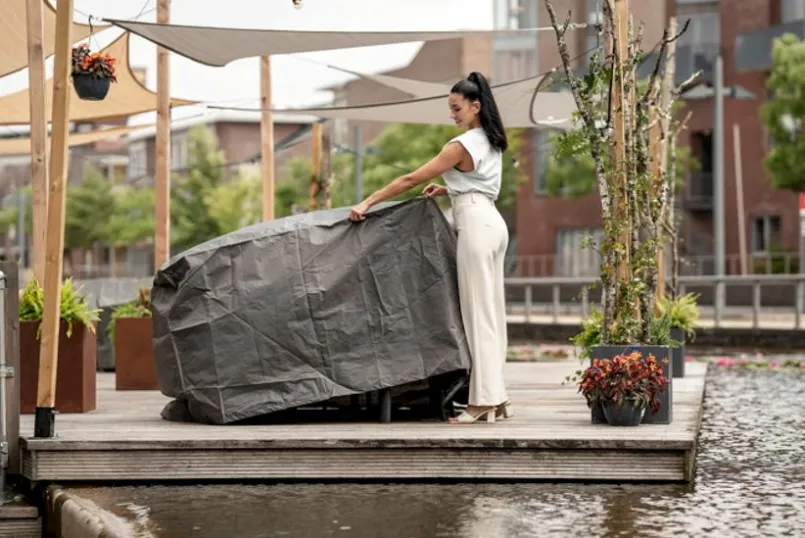 Schutzhüllen|Winza Outdoor Covers Tisch-Schutzhülle 150 x 95 x 185 cm Grau