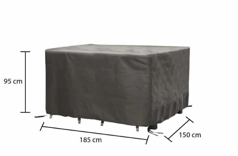 Schutzhüllen|Winza Outdoor Covers Tisch-Schutzhülle 150 x 95 x 185 cm Grau