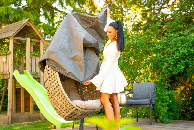 Tisch-Schutzhülle Für ovale Tische 100x200 cm<Winza Outdoor Covers Online