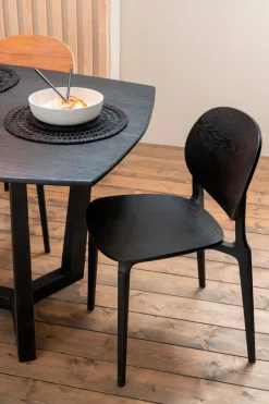 DAHEIM Tischwäsche|Tischwäsche-Tischset Ø 38,5 cm Schwarz