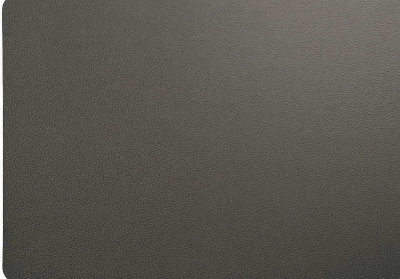 ASA Selection Tischwäsche|Tischwäsche-Tischset Leather Optic Rough 46x33cm Graphit