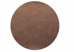 Tischwäsche|Tischwäsche|ASA Selection Tischset Vegan Leather Ø 38 cm Nougat