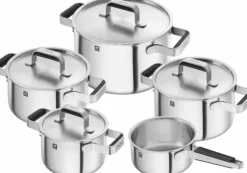 Töpfe|Zwilling Topfset Pure 5tlg. Silber