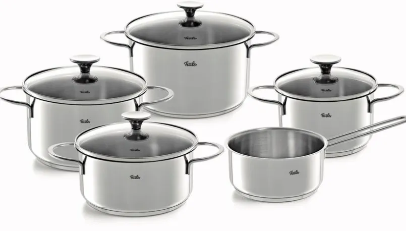 Töpfe|Fissler Topfset Copenhagen 5tlg. Silber