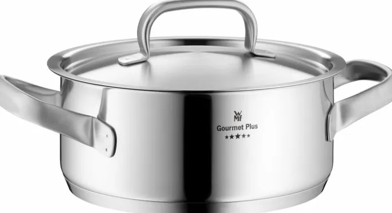WMF Töpfe-Topfset Gourmet Plus 5tlg. Silber