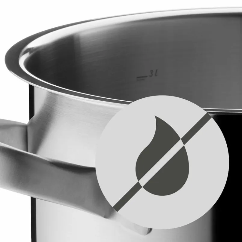 WMF Töpfe-Topfset Gourmet Plus 5tlg. Silber