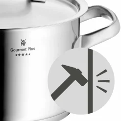 WMF Töpfe-Topfset Gourmet Plus 5tlg. Silber