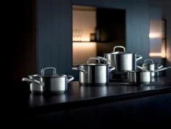 WMF Töpfe-Topfset Gourmet Plus 5tlg. Silber