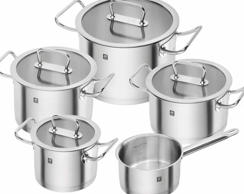 Zwilling Töpfe-Topfset Pro 5tlg. Silber
