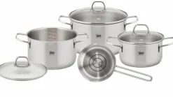 Töpfe|ELO Topfset Twice 4tlg. Silber