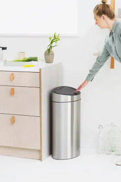brabantia Entsorgen & Recyclen|Entsorgen & Recyclen-Touch Bin Steel 10+23l Matt