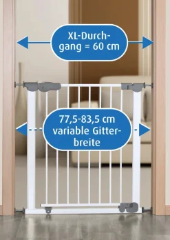 Tür- & Treppenschutzgitter|Tür- & Treppenschutzgitter|reer Tür- und Treppengitter I-Gate, Auto-Close Weiß
