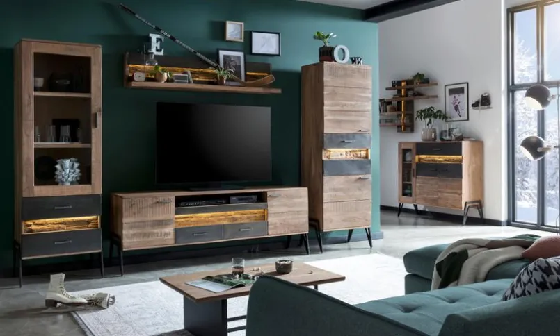 WOLFMÖBEL Kommoden|Wohnwände & Tv-Lowboards-TV-Lowboard Hudson Akazie