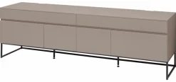 Wohnconcept Kommoden|Wohnwände & Tv-Lowboards-TV-Lowboard Saposa Basalt