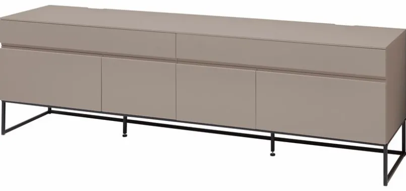 Wohnconcept Kommoden|Wohnwände & Tv-Lowboards-TV-Lowboard Saposa Basalt