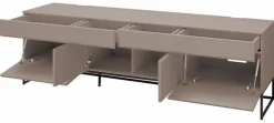 Wohnconcept Kommoden|Wohnwände & Tv-Lowboards-TV-Lowboard Saposa Basalt