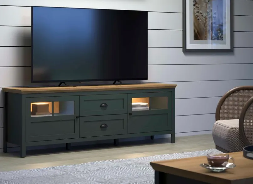 trendteam Kommoden|Wohnwände & Tv-Lowboards-TV-Lowboard Stanton Tannengrün