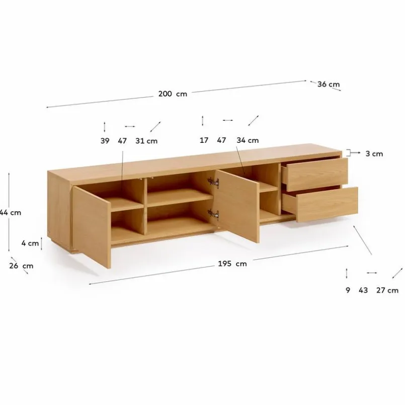 TV-Lowboard Abilen<Kave Home Discount