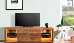 Kommoden|Kommoden|WOLFMÖBEL TV-Lowboard Bark 4073 Akazie