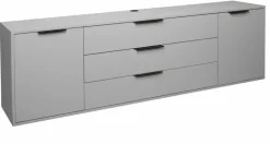 Kommoden|Kommoden|Mäusbacher TV-Lowboard Bonnie Kreidegrau