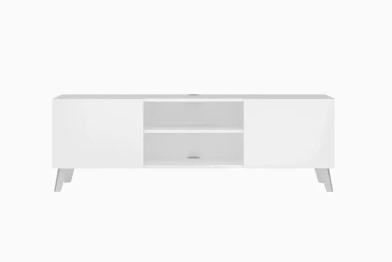 FMD Wohnwände & Tv-Lowboards-TV-Lowboard Brighton Weiß