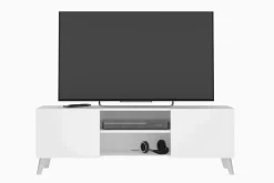 FMD Wohnwände & Tv-Lowboards-TV-Lowboard Brighton Weiß