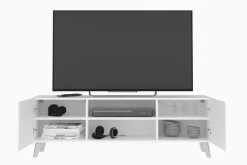 FMD Wohnwände & Tv-Lowboards-TV-Lowboard Brighton Weiß
