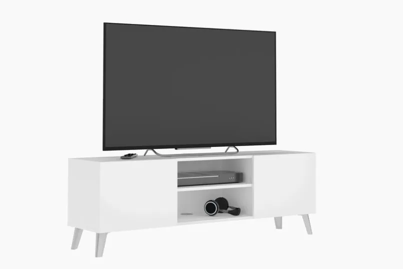 FMD Wohnwände & Tv-Lowboards-TV-Lowboard Brighton Weiß