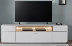 IDEAL Wohnen Wohnwände & Tv-Lowboards-TV-Lowboard Coruna Weiß