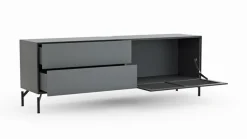Wohnwände & Tv-Lowboards|Kommoden|RAUM.FREUNDE TV-Lowboard Edge Graphit
