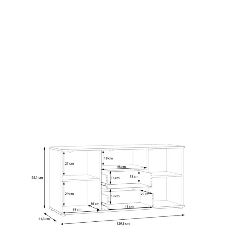 TV-Lowboard Ganymede<FORTE Outlet