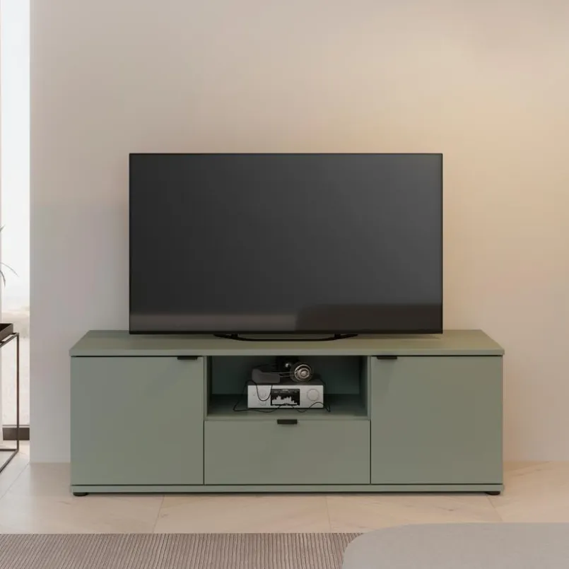FORTE Wohnwände & Tv-Lowboards-TV-Lowboard Ganymede Salbei