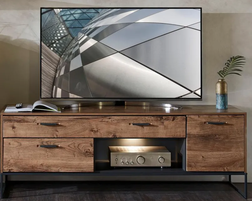 Wohnconcept Wohnwände & Tv-Lowboards-TV-Lowboard Manhattan Eiche