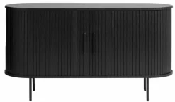 Kommoden|Kommoden-TV-Lowboard Nola Schwarz