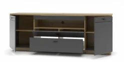 Wohnconcept Wohnwände & Tv-Lowboards-TV-Lowboard Paola Graphit
