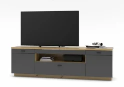 Wohnconcept Wohnwände & Tv-Lowboards-TV-Lowboard Paola Graphit